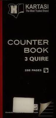 Kartasi Counter Book Half Size 3 Quire